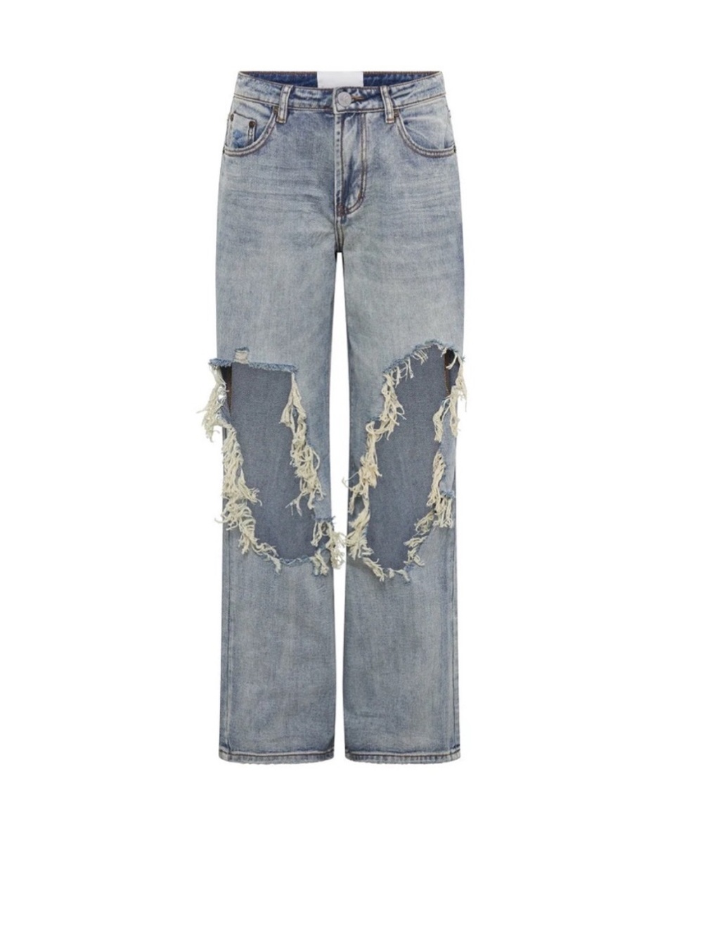 OneTeaspoon Jacksons Jeans 24 Montana Wide Leg Distressed Denim NWT